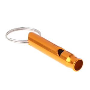 Vente en gros - Porte-clés multifonctionnel en alliage d'aluminium, couleurs vives, très vendu, sifflet intégré, accessoire pour animaux de compagnie, camping, randonnée - Product Image 2