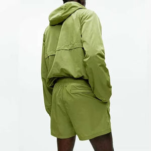 Ensemble de survêtement d'hiver unisexe personnalisé avec logo, imperméable, léger, en polyester et nylon, coupe-vent, design réversible, respectueux de l'environnement - Product Image 5
