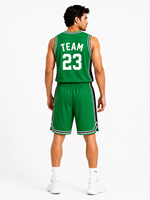 Conjuntos de Camisetas y Pantalones Cortos de Baloncesto Personalizados al por Mayor para Hombre, Uniformes de Baloncesto de Alto Rendimiento 100% Poliéster