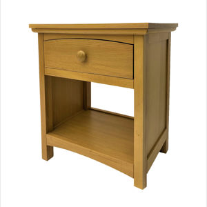 Mesita de Noche de Color Natural, Estilo Moderno, Madera de Pino de Nueva Zelanda, para Dormitorio, Sala de Estar o Apartamento, Fabricada en Ho Chi Minh City - Product Image 4