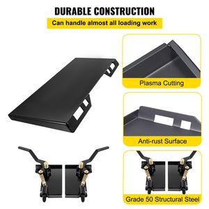 Attacco Rapido per Skid Steer da 85 libbre, Piastra di Aggancio Rapido per Skid Steer da 3/8 pollici, Altezza 18,5 pollici, Accessorio per Skid Steer - Product Image 4