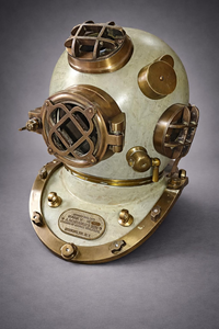 Réplique de casque de plongée US Navy Mark V en métal, décoration nautique, casque de plongeur en eaux profondes, objet de collection maritime - Product Image 3
