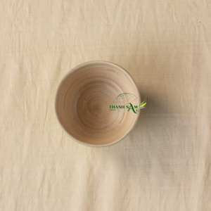 2025 vente en gros de bols en bois jetables écologiques ensemble de tailles personnalisées ustensiles de cuisine vintage durables pour les fêtes à la maison salade OEM - Product Image 5