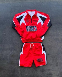 Ensemble short et veste coupe-vent d'été pour femme, en nylon et polyester, respirant et confortable, style streetwear, personnalisable - Product Image 2