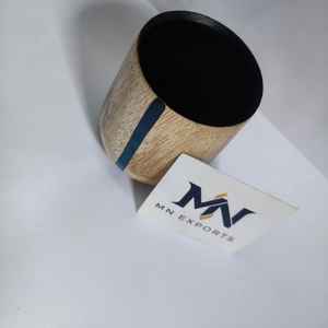 Juego de Mesa de Madera de Caucho Importada 100% Natural para el Hogar, Juego de Mesa de Madera para Tazas de Café - Product Image 6