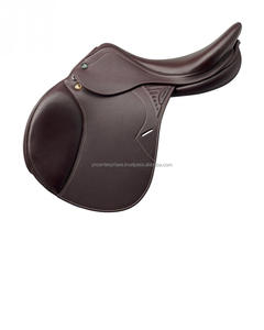 Sillín inglés de cuero Premium para caballo Disponible 12-18 en varios tamaños y colores Sillín occidental - Product Image 1