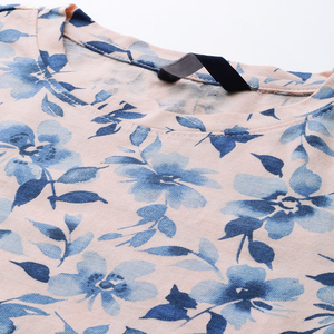 Camisetas de Verano para Mujer, Cuello Redondo, Calidad Premium, Color Sólido, Corte Regular, Transpirables, Poliéster/Algodón, Estilo Casual - Product Image 3