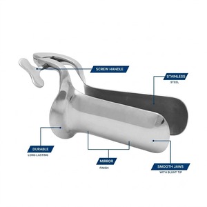 Spéculum vaginal Collin de haute qualité, instruments chirurgicaux obstétrico-gynécologiques de grande taille, en acier inoxydable allemand, réutilisable, autoclavable, durable - Product Image 1