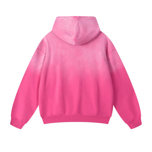 เสื้อฮู้ดดี้ผ้าฟลีซ 420 GSM ผ้าฝ้าย 100% ปักลายสไตล์วินเทจสำหรับผู้ชาย ทรงโอเวอร์ไซส์ หนานุ่ม ซักย้อมสีซีดแบบย้อนยุค เหมาะสำหรับฤดูหนาว - Product Image 2