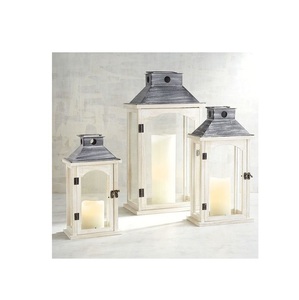 Noble India Exports Handmade Wooden Candle Lantern Customized Printing for Farmhouse Home Styling <b>Fireplace</b> <b>Mantel</b> Wedding - Product Image 1