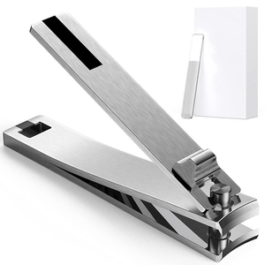 Professional Stainless Steel Nail Clipper Men Women Curved Straight Pointed Tip Wide Jaw Opening Durable Toenail Fingernail Tool - Product Image 2