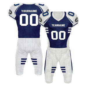 Best Price Printing Men American Football Uniform Best logo Jersey <b>set</b> Adults USA Practice 100% polyester quick dry fabric - Product Image 5