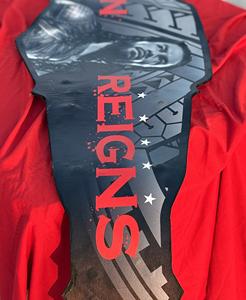 Cinturón de Campeonato Indiscutible de Lucha Libre Personalizado de Roman Reigns, Serie de 1,316 Días con Firmas, Talla Adulto, Cinturones de Título de Zinc de 4MM - Product Image 6