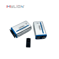 Şarj Edilemeyen Lityum Pil CP9V 9 Volt Lityum Pil 1200mAh Endüstriyel Alarm Ekipmanları için