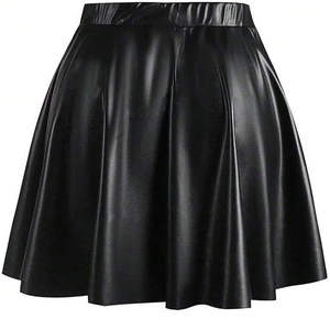 Jupes en cuir pour femmes, service OEM, logo personnalisé, respirantes, longueur midi, en cuir de vache véritable, pour occasions spéciales - Product Image 2