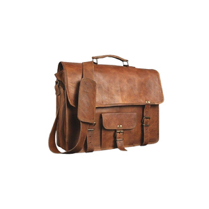 Bolso Bandolera Negro Sólido para Hombre, Cierre de Solapa, Correa Cruzada, para Portátil, Cuero Vacuno Genuino, Forro de Poliéster Resistente al Agua - Product Image 3
