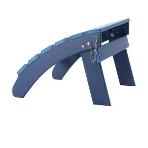 Set di 2 Pouf Adirondack 47,5L X 48,1L X 35,1H Pollici in Plastica HDPE Pieghevole Resistente alle Intemperie per Arredamento da Giardino - Product Image 2