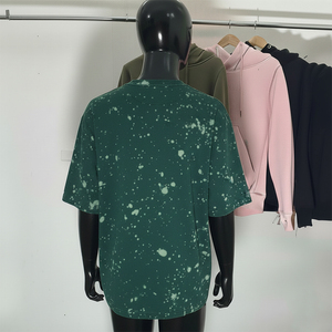 เสื้อยืดคอตตอนผู้ชายไซส์ใหญ่พิเศษแบบสั่งทำแบรนด์ส่วนตัว คอกลม แขนสั้น สไตล์ลำลอง ผ้าเจอร์ซีย์ถัก พิมพ์ลายตัวอักษร ดีไซน์โลโก้ด้านหน้า - Product Image 3