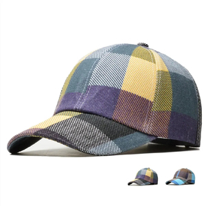 Gorra de Béisbol Personalizada de Pana, Color Sólido, Diseño de 6 Paneles, Ajustada, Unisex, Informal, para Primavera y Otoño, para Adultos, 56-58 cm - Product Image 1