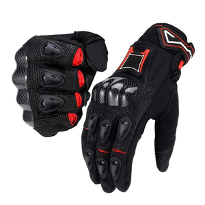 Gants de moto en fibre de carbone pour hommes, gants de course professionnels, respirants, en maille, pour l'été - Product Image 6