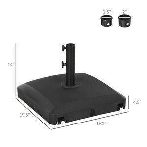 Ombrellone da Giardino con Raggio di 3m, Forma Quadrata, Struttura in Acciaio e Palo in Acciaio Inossidabile - Product Image 3