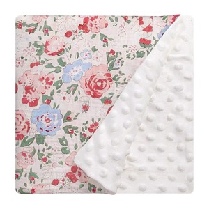 Couverture bébé réversible en mousseline 100% coton biologique tissé uni pour nouveau-né - Product Image 5