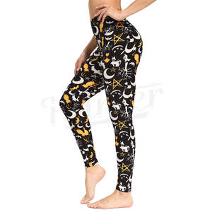 Leggings de yoga personnalisés pour femmes, imprimés par sublimation, de haute qualité et à séchage rapide, vente en gros - Product Image 4