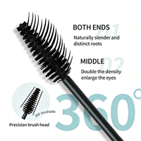 Mascara Waterproof Sky à Marque Blanche, Brosse de Précision 360°, Allongeant, Courbant et Volumisant, Cosmétique pour les Yeux avec Logo Personnalisé