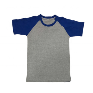 T-shirts pour hommes en coton 100% de qualité supérieure, décontractés, tissés, respirants, unis, à manches courtes raglan, grandes tailles, vente en gros - Product Image 6