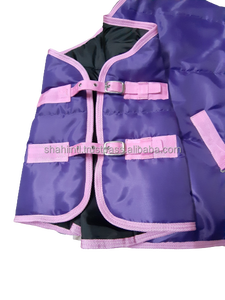 ม้าที่มีเสถียรภาพฤดูหนาวม้าปก200GSM โพลีเอสเตอร์บรรจุเป้าเสื้อกางเกงสมาร์ทไหล่ข้ามสายรัดหน้าท้องผู้ผลิตขายส่งราคา - Product Image 2