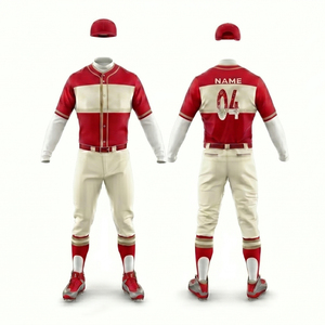 Top Grade Baseball Uniform Breathable Lightweight Durable Fabric Comfortable Fit Training Sportswear Unisex Baseball Uniform - Product Image 3