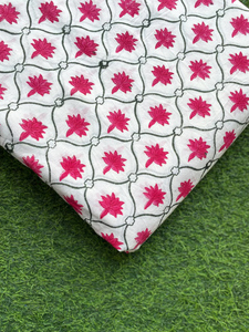 Tela de Algodón Estampada a Mano con Diseño Geométrico, Ecológica y Ligera, Ideal para Confección de Ropa, Acolchados y Decoración del Hogar - Product Image 6