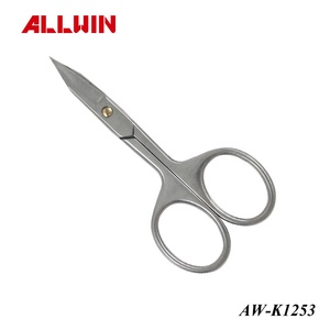 Ciseaux en acier inoxydable satiné pour la coupe des ongles des pieds, lame incurvée avec pointe acérée pour les soins des ongles, la pédicure et la manucure - Product Image 6