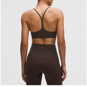 ชุดออกกำลังกาย 2 ชิ้น เสื้อชั้นในกีฬาและกางเกงขาสั้น ผ้ารีไซเคิลยืดหยุ่น เป็นมิตรต่อสิ่งแวดล้อม สำหรับผู้หญิง พิมพ์โลโก้ตามสั่ง ปี 2026 ระบายอากาศได้ดี ใส่ได้สองด้าน เหมาะสำหรับยิมและโยคะ - Product Image 2