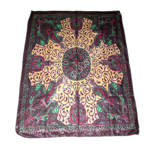 Bufanda de Algodón Lurex Premium, Elegante y Ligera, Estampada, para Mujer, Accesorio de Moda Transpirable y Suave - Product Image 1