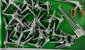 Ensemble chirurgical réutilisable de forceps et de spéculum pour gynécologie, équipement manuel en acier inoxydable pour interventions gynécologiques - Product Image 4