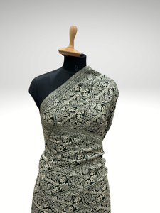 Tela de Abaya de Viscosa Jacquard de Safaa Factory Direct - Material de Lujo para Prendas Modestas con Patrón Étnico Jamawar - Product Image 4