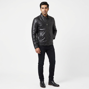 New Arrival <b>Men's</b> High Quality Fashion Design Pu <b>Leather</b> <b>Jacket</b> Motorcycle <b>Leather</b> <b>Jacket</b> for <b>Men</b> <b>Leather</b> <b>jacket</b> for <b>men</b> - Product Image 1