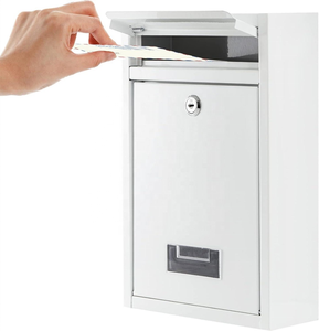 Bán buôn nhà có thể khóa kim loại bài hộp ngoài trời Tùy Chỉnh kim loại letterbox Treo Tường Hộp thư - Product Image 2