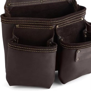 Wholesale Best Selling Made Pakistan Multi-Purpose Heavy-Duty <b>Leather</b> <b>Tool</b> Bag High Quality OEM Customizable Waterproof - Product Image 3