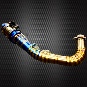 KAO Racing Rainbow Titanium Alloy Exhaust Pipe for Motorcycle Taiwan Made - Product Image 1