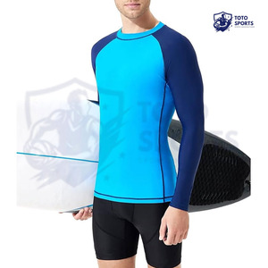 ซัพพลายเออร์ที่ดีที่สุด เสื้อผ้ากีฬาคุณภาพสูง ระบายอากาศได้ดี เสื้อแขนยาวสำหรับผู้ชาย ออกกำลังกาย น้ำหนักเบา ขายดี เสื้อแรชการ์ดสำหรับออกกำลังกายในยิม - Product Image 3