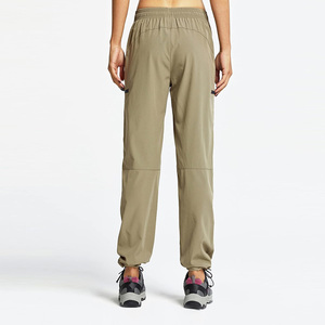 Pantalon de randonnée unisexe en softshell, séchage rapide, résistant à l'eau, avec fermeture éclair, cordon de serrage et poches, coupe classique pour l'été et les activités de plein air - Product Image 2