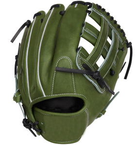 Gants de frappe de baseball professionnels pour adultes, taille unique, fermeture à bouton, logo personnalisé, cuir véritable, gants d'entraînement - Product Image 1
