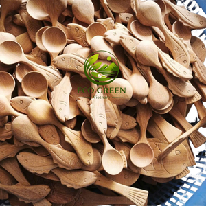 Cuillère en bois en forme d'animal, ustensile de cuisine en bois naturel fait à la main, outil de cuisson créatif, outil de service, cadeau rustique pour les enfants et les familles - Product Image 6