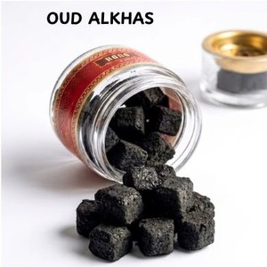 <b>Oud</b> AlKhas Square <b>Bakhoor</b> – Arabian Incense for Homes/Traditional Middle Eastern Incense Blocks Long-Lasting Arabic Fragrance - Product Image 1
