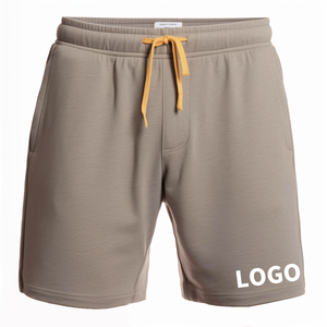 Pantalones Cortos Deportivos de Alta Calidad para Hombre, Marca Personalizada, Estilo Urbano, con Toalla de Lona, Poliéster Grueso, Cintura Media, Cordón Ajustable, Transpirables y de Secado Rápido - Product Image 2