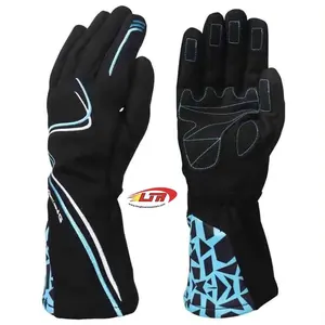 Racing gloves made of fire proof fabric approved with SFI 3.3 Drag racing gloves custom made