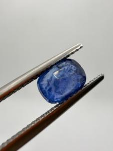Natural Royal Blue Sapphire <b>Cushion</b> Cut 1.70CT 7.5x5.5x4.5mm Heat Treated Color Play Third Party Certified Loose Gemstone for - Product Image 4