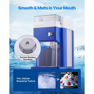 Macchina Elettrica per Coni di Neve da 1,91QT/1,8L con Motore da 300W, Controllo Manuale in Acciaio Inossidabile - Product Image 3